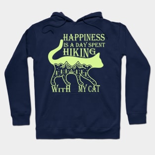 Happiness is a day spent hiking with my cat Hoodie